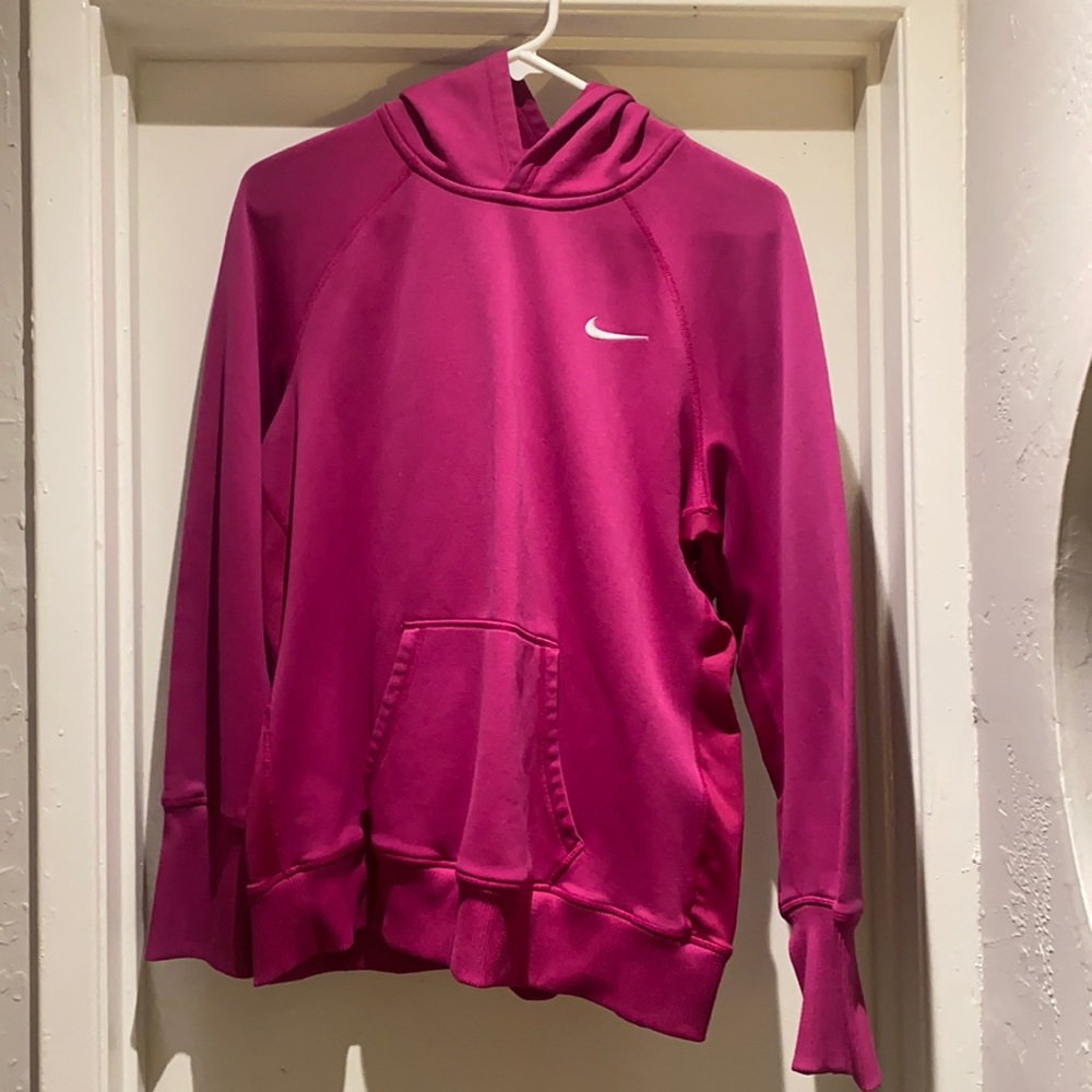 Pink Nike sweatshirt
